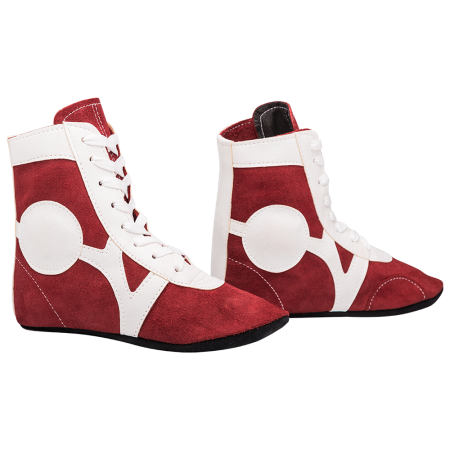 Купить Обувь для самбо RS001/2, замша, красный Rusco в Дигоре 