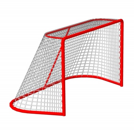 Купить Сетка хоккейная на ворота 1,22мх1,83мх0,5мх1,15м, нить 3,5 мм, узловая в Дигоре 