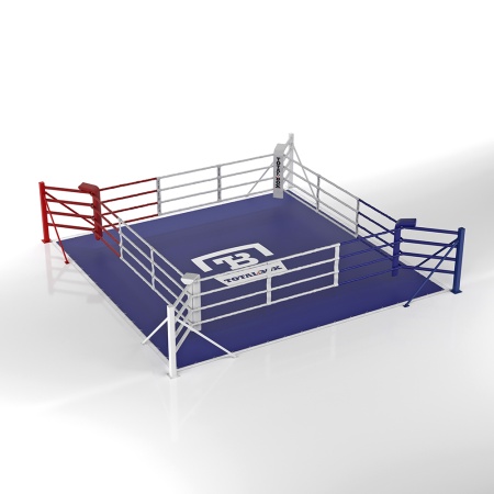Купить Ринг боксерский напольный Totalbox на упорах 4х4м в Дигоре 