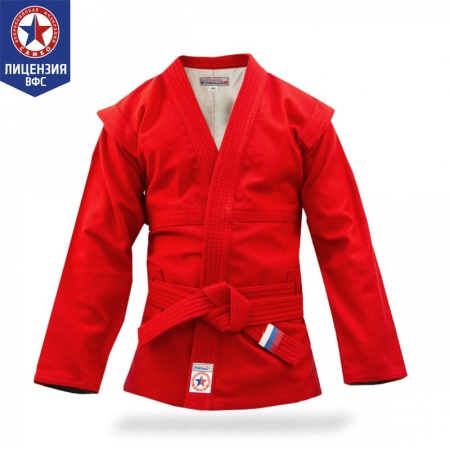 Купить Куртка для самбо "Атака" ВФС (подкладка, пояс)  р 36-48 в Дигоре 