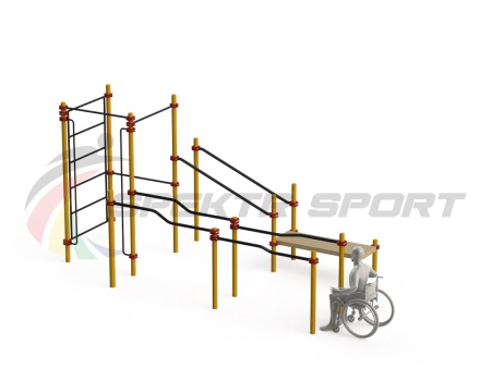 Купить Спортивный комплекс для инвалидов-колясочников WRK-D16_76mm в Дигоре 