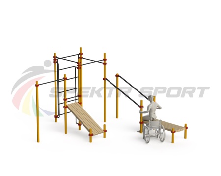 Купить Спортивный комплекс для инвалидов-колясочников WRK-D20_76mm в Дигоре 